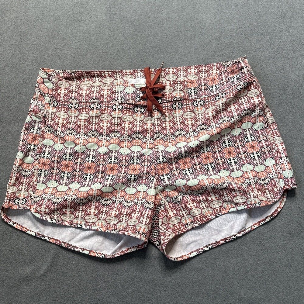 Prana Schaffie Shorts Womens Medium‎ Surf Swim Outdoor DWR Performance UPF 50+